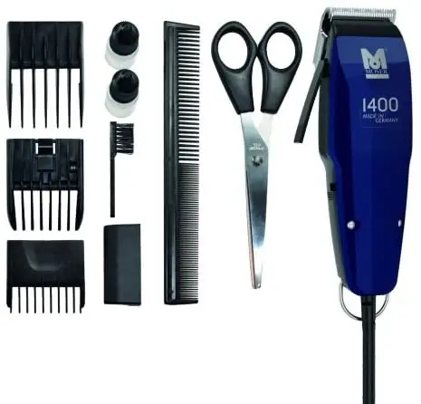 

Оригинальная синяя профессиональная машинка для стрижки волос Moser 1400-0452, бритва, мужской триммер для волос, сделано в Германии, Парикмахерск...