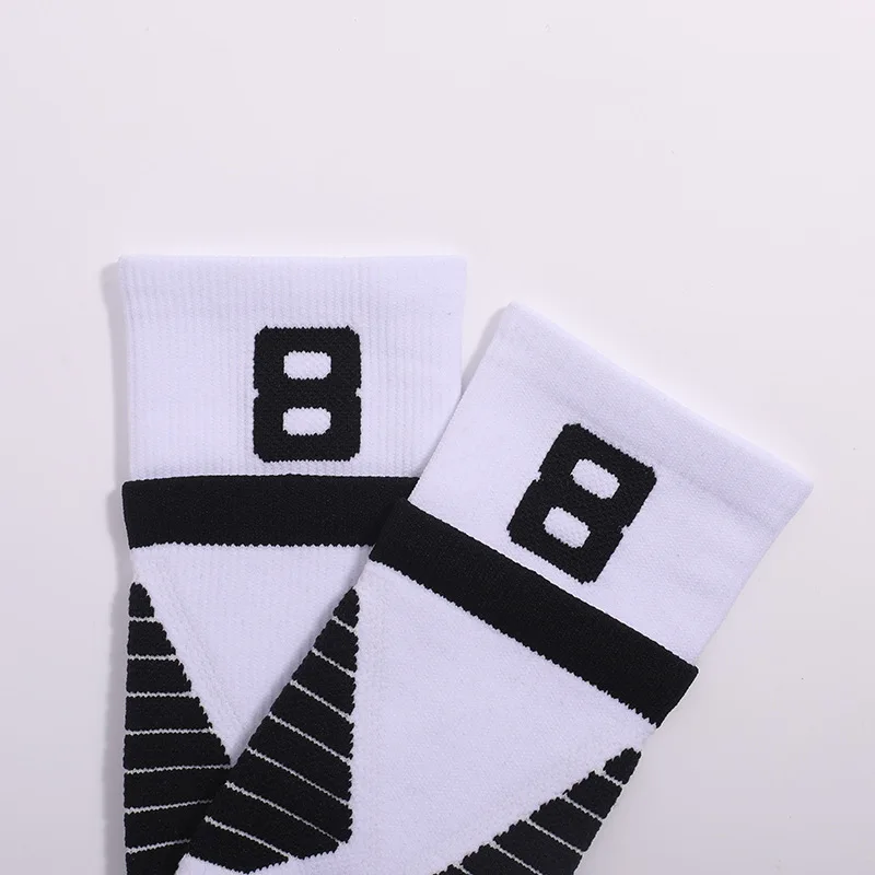 Basketball Ball Basketball Socks Number Anti-pilling Material Socks Towel Bottom Socks Stock Mens Running Soccer Sports Woman