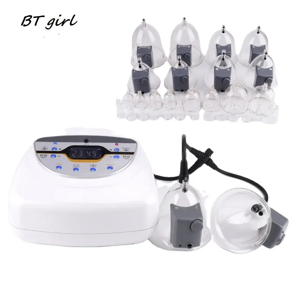 

Breast Enhancement Machine Butt Lifter Vacuum Therapy Massage Breast Enlargement Pump with 26 Cups Body Shaping Breast Butt Lift