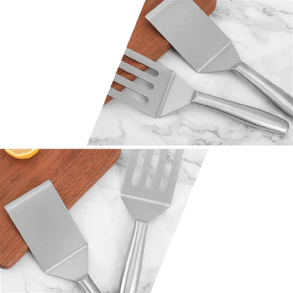 Лопатка из нержавеющей стали плоская лопатка большая для рыбы Тернер гриля