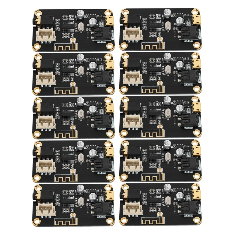 

10X Mp3 беспроводной Bluetooth 4,2 аудио приемник, декодирующая плата для самостоятельной сборки динамика, беспроводной автомобиля