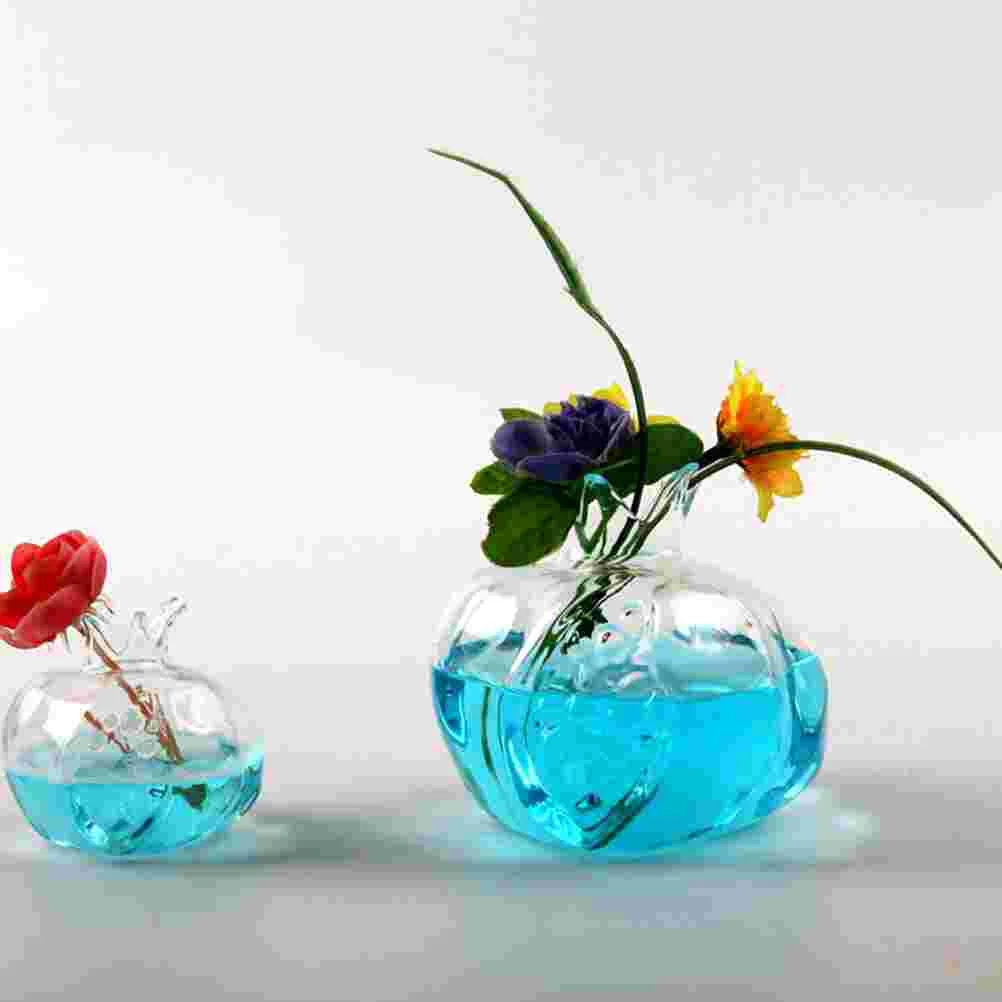 

Terrarium Tube Flower Decor Vintage Vase Transparent Green Home Decor Cylinder Decorative Glass Vase Hydrangea Vase