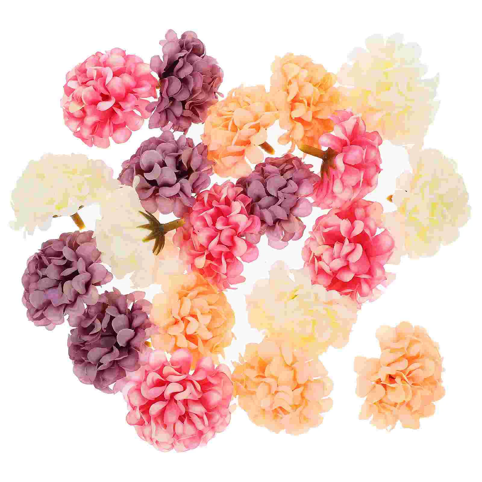 

20 Pcs Artificial Chrysanthemum Fake Daisies Faux Flowers Bulk Small Crafts Decor DIY Mini Decorate