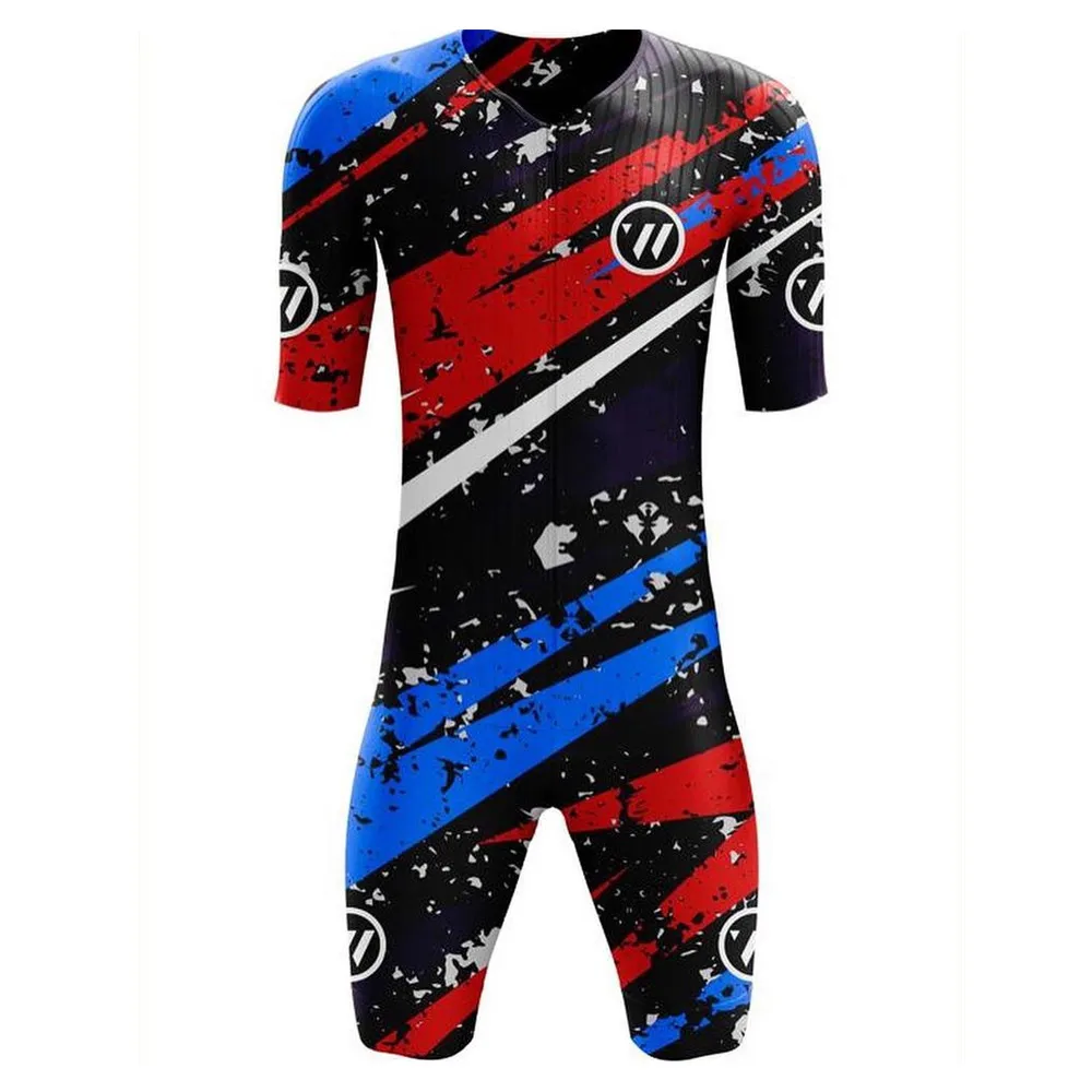 

VVsportsdesigns Cycling Jersey Skinsuit Triathlon Short Sleeve Maillot Bicycle Running Clothing Ropa Ciclismo Hombre Jumpsuit