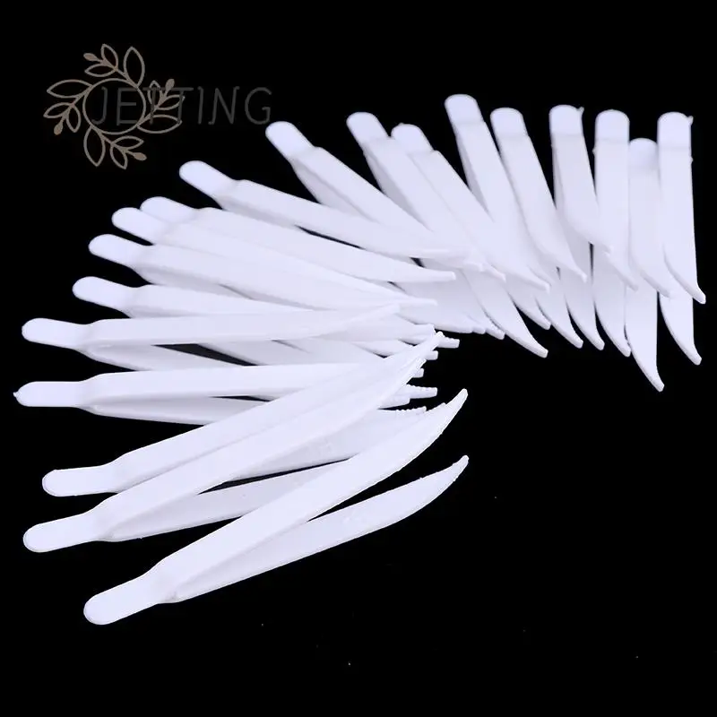 

20 шт Пластиковые Пинцет бусины щипцы одноразовые маленькие щипцы для ремесел ювелирных изделий медицинских