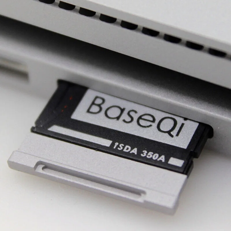 Фото BaseQi для Microsoft Surface Book1/2/3 13,5 дюйма, алюминиевый адаптер Micro sd Sbook I/II/III, 13 ''считыватель карт памяти Minidrive 350A №4