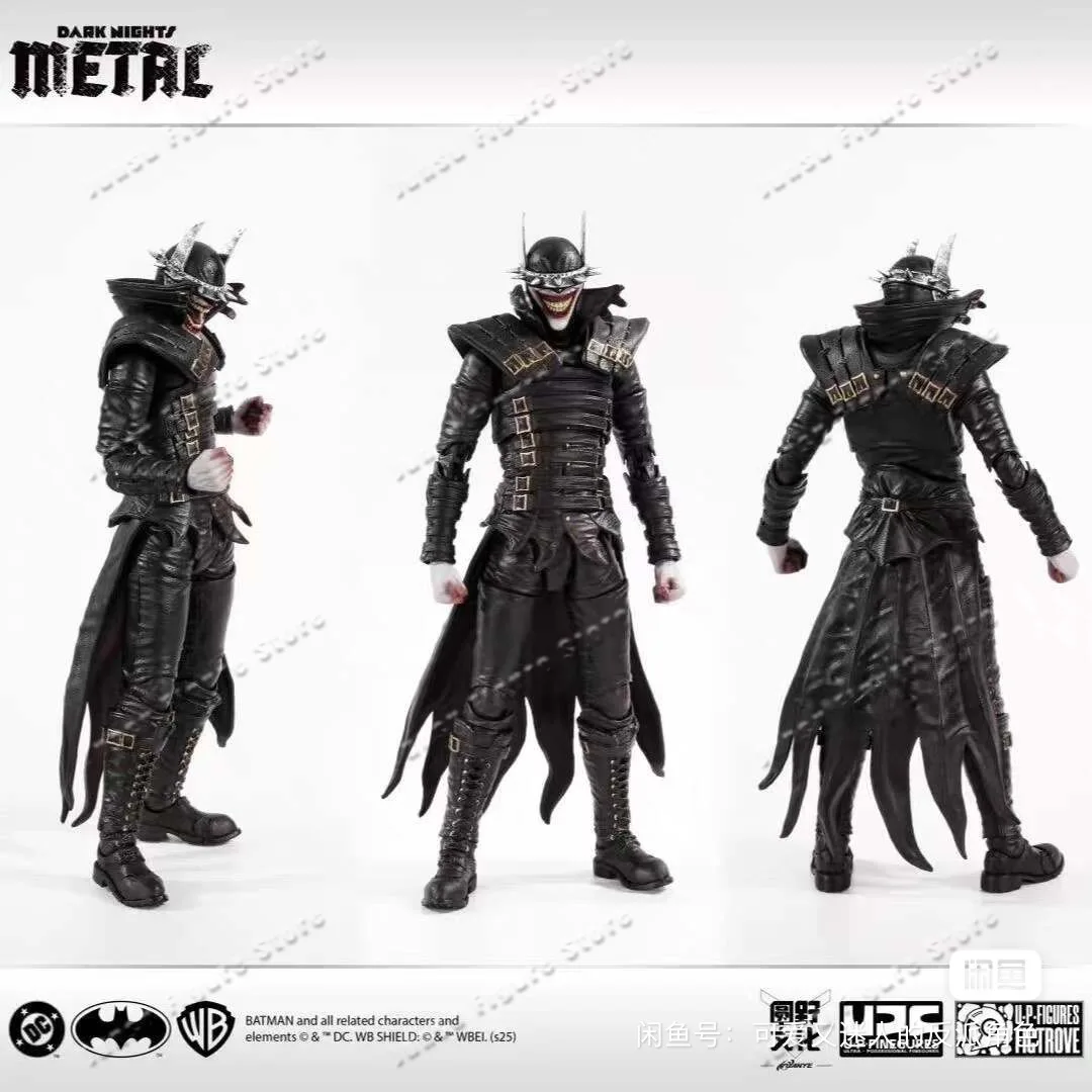 Фото В наличии: Оригинальные коллекционные фигурки LPZZ UPFinegures Dark Night Metal The Batman Laughing Bat Stock Anime Action №5