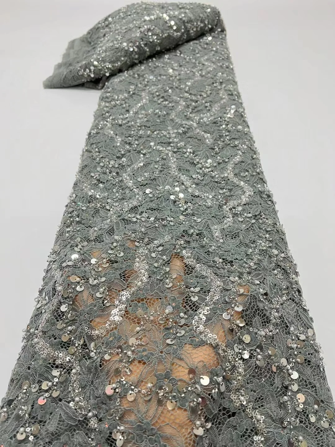 2024 высококачественное стандартное французское платье из гипюра для свадебной