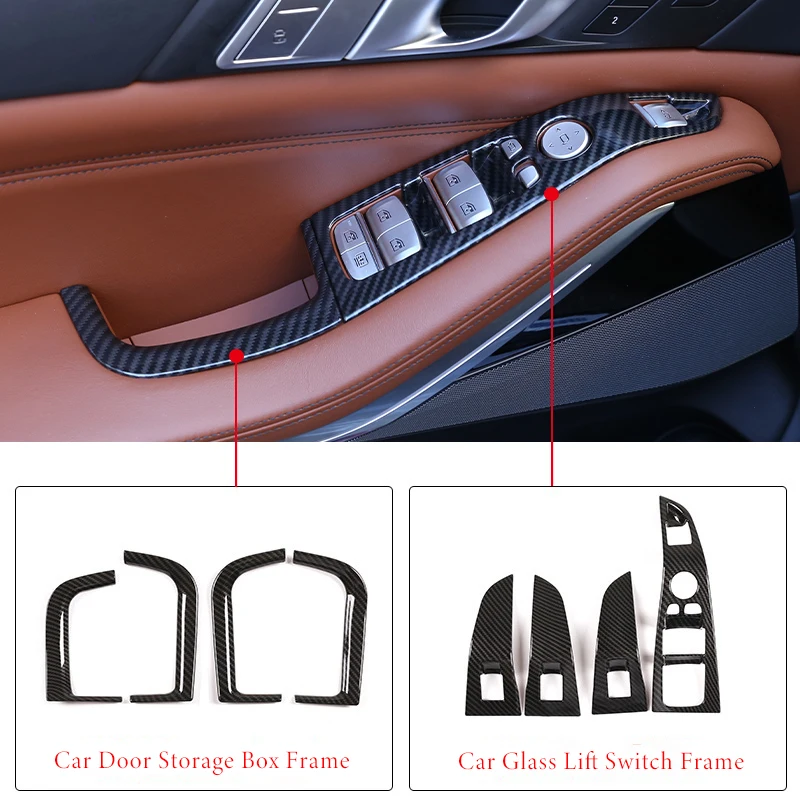 LHD для BMW X5 G05 X7 G07 2019-2022 кнопка переключения стеклоподъемника автомобиля панель