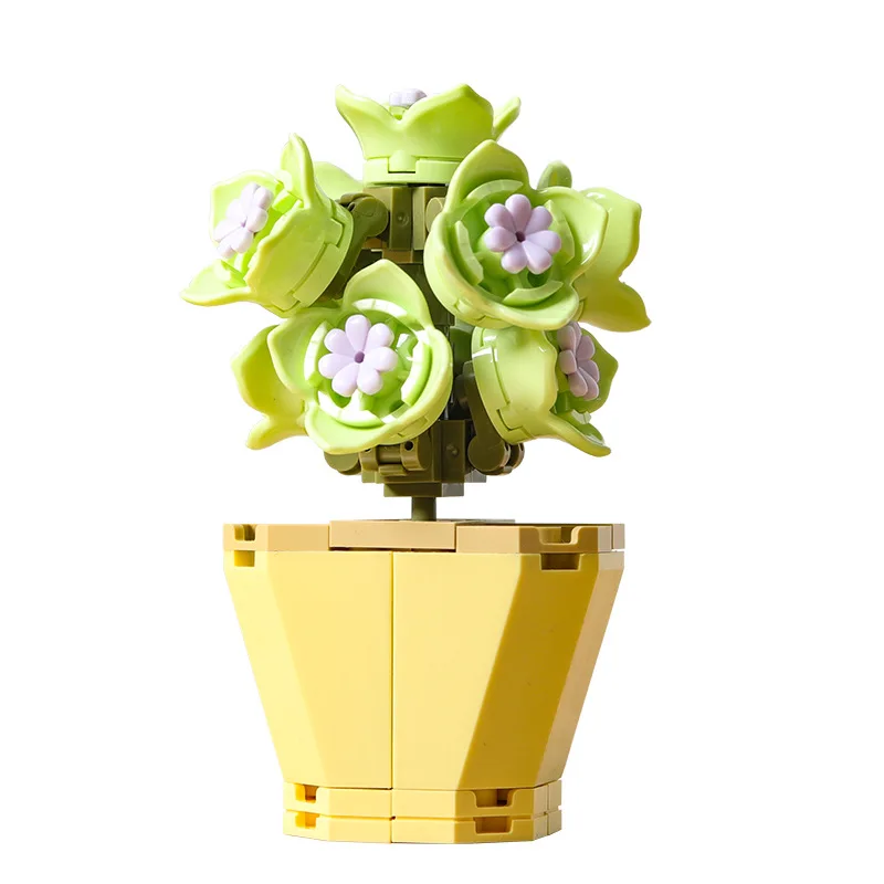 Цветочный букет Fomantic строительные блоки кирпичи Аниме фигурки игрушки набор по