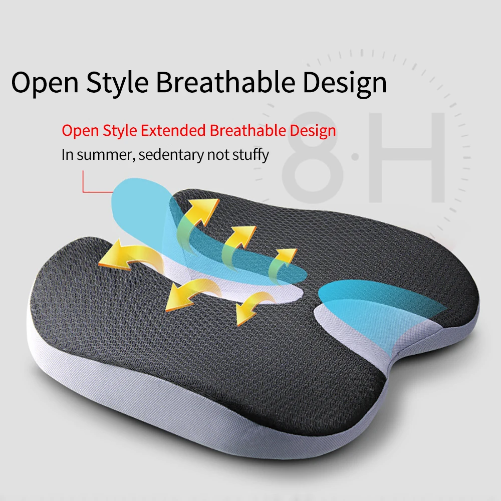 Нескользящая Ортопедическая подушка E2 из пены с эффектом памяти для простаты