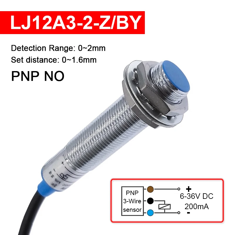 

Синий бесконтактный переключатель LJ12A3 BX BY AX AY