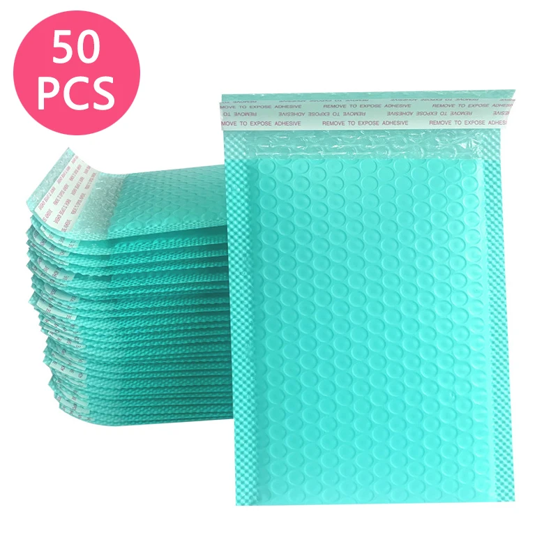 

50PCS Bubble Envellope Padded Mailer Ziplock Bag Packaging Packages For Small Business Self-Sealing Courier Bags For Products