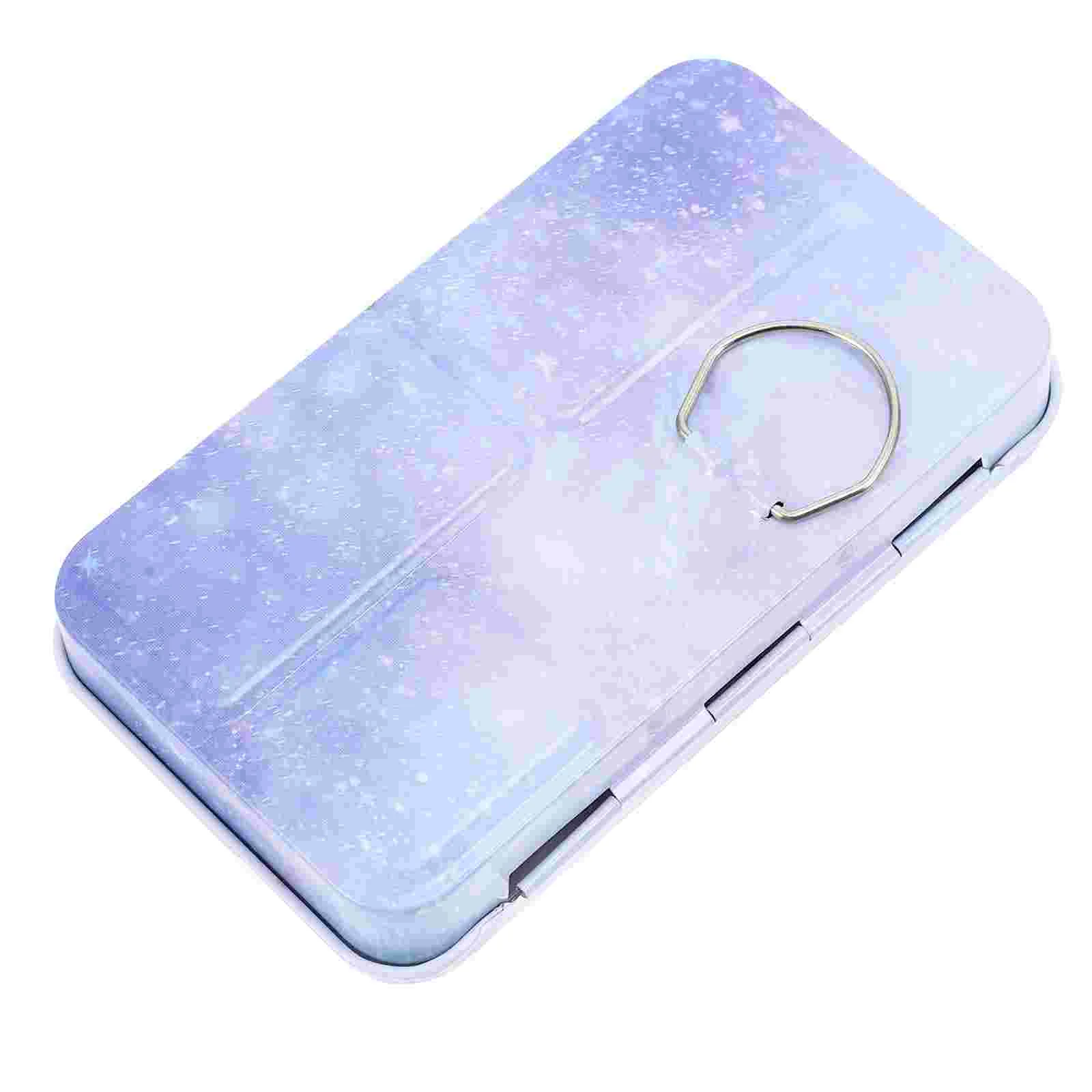 

Paint Box Color Display Plate Fixing Painting Tools Empty Watercolor Case Practical Mixer Coffee Mug Lid