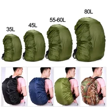 방수 배낭 레인 커버, 야외 캠핑 하이킹 등산 먼지 배낭 레인 커버, 35L-80L