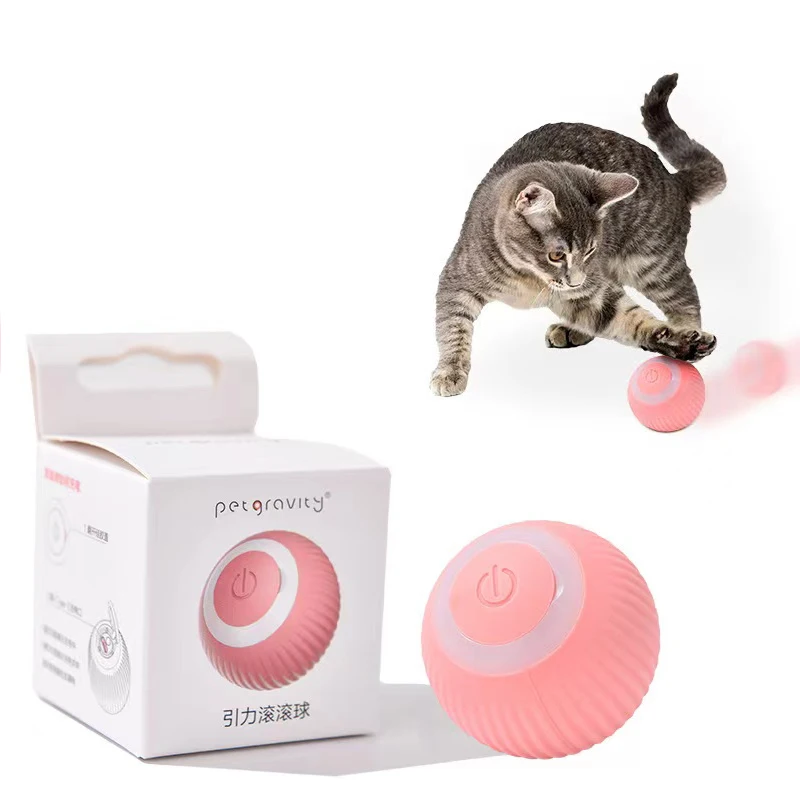 

Puppy Funny Cat Toys Training For Rolling Toys Smart Electic Interactive Rechargeable Toys Self-moving Accessoriespet Cats Ball