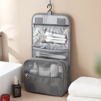 dry and wet separation storage cosmeticbag womens thickened hangable makeup wash box waterproof grid large toiletries organizer