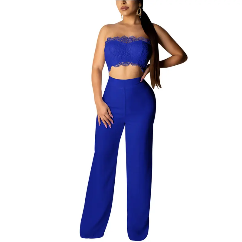 

Женский однотонный комбинезон без рукавов, синий крутой Повседневный Длинный комбинезон с широкими штанинами и открытой спиной, модель s 2021...