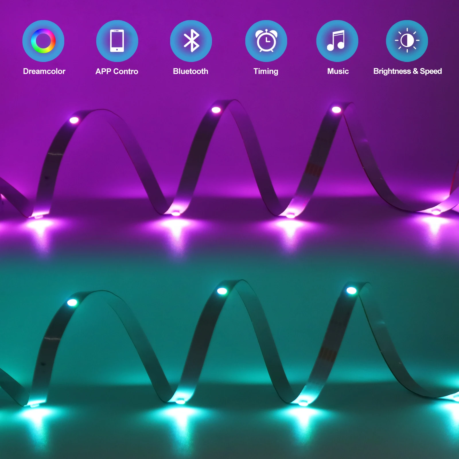 5 м 10 15 20 RGB 3535 DC24V светодиодные ленты 24/44 клавиши дистанционное управление через