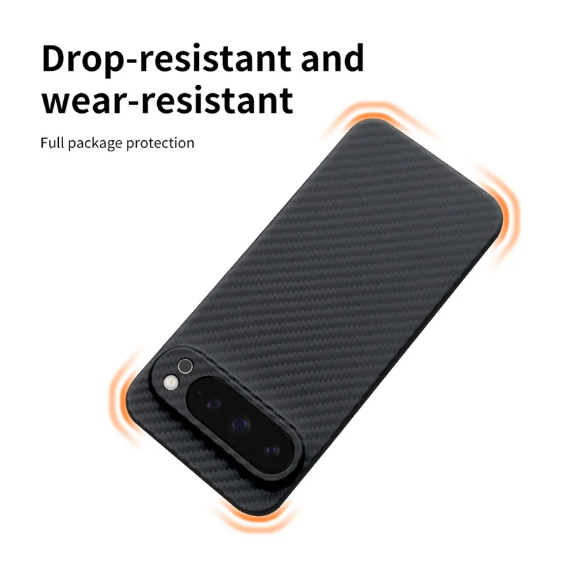 WONDRARISE Оригинальный арамидный чехол из углеродного волокна для Google Pixel 9 Pro XL