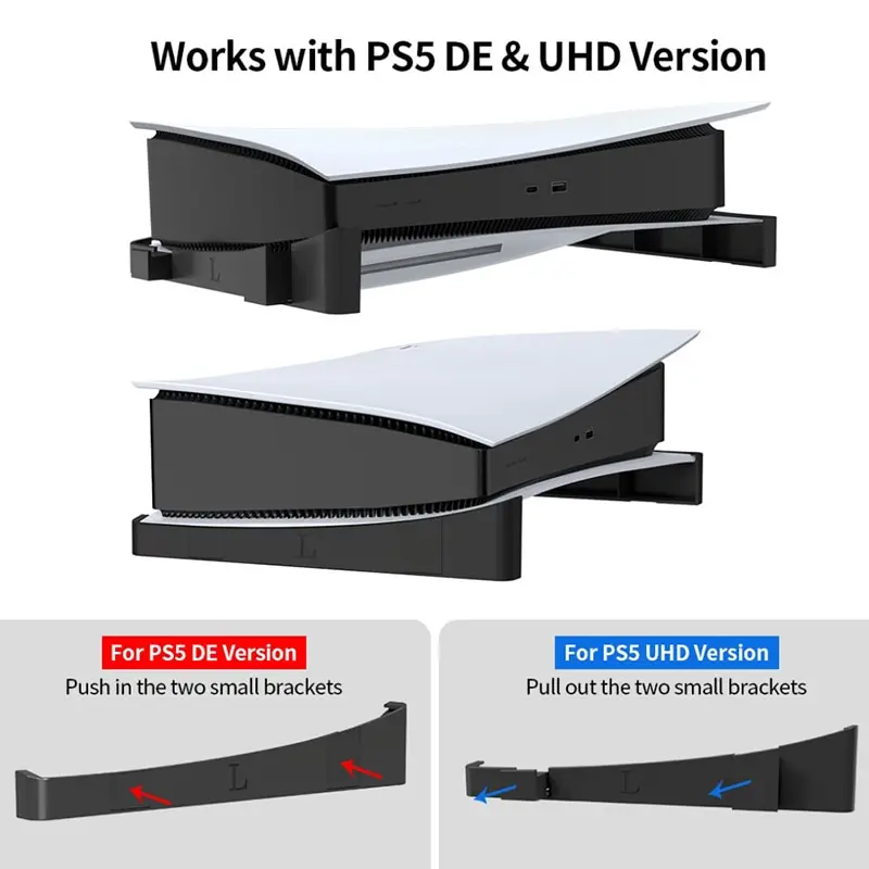 

Base Stand Host Console Horizontal Non-slip Holder Game Carrying Storage Display Dock Bracket For Playstation 5 Accessories