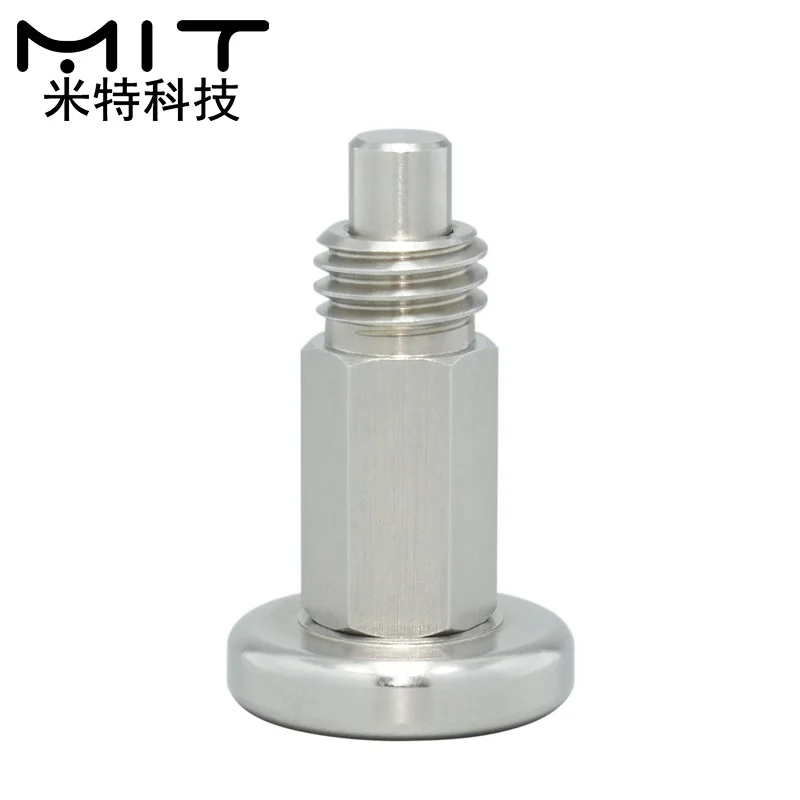 

free shipping M6 Index Plungers ,Spring Plungers, Fine Thread M10*1,Coarse Thread M12*1.75 Index Bolts Without Nut Pins Screw