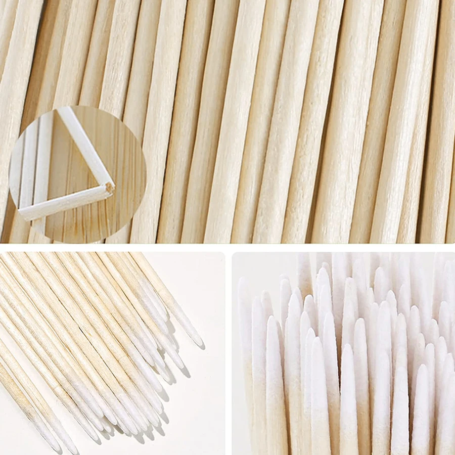 1/2/3/4/5/6 шт./упаковка тонкие ватные палочки