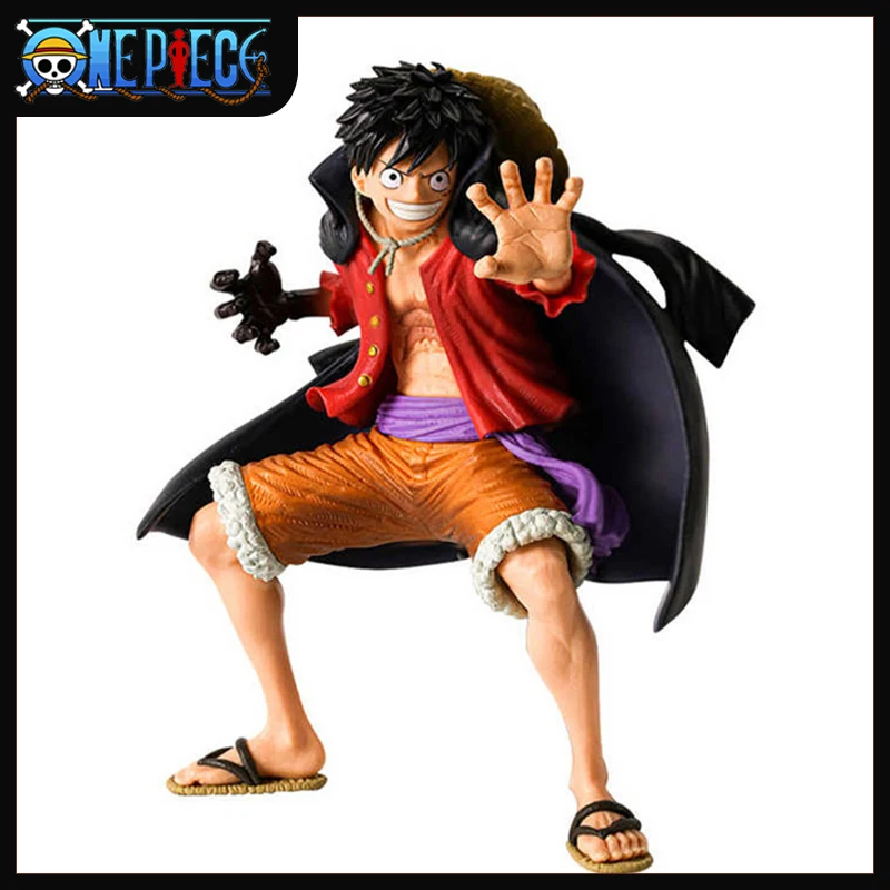 

18cm One Piece Anime Cartoon Figure Luffy Pvc Figurine Model Collection Toys Computer Desktop Ornaments Decorate Children Gifts