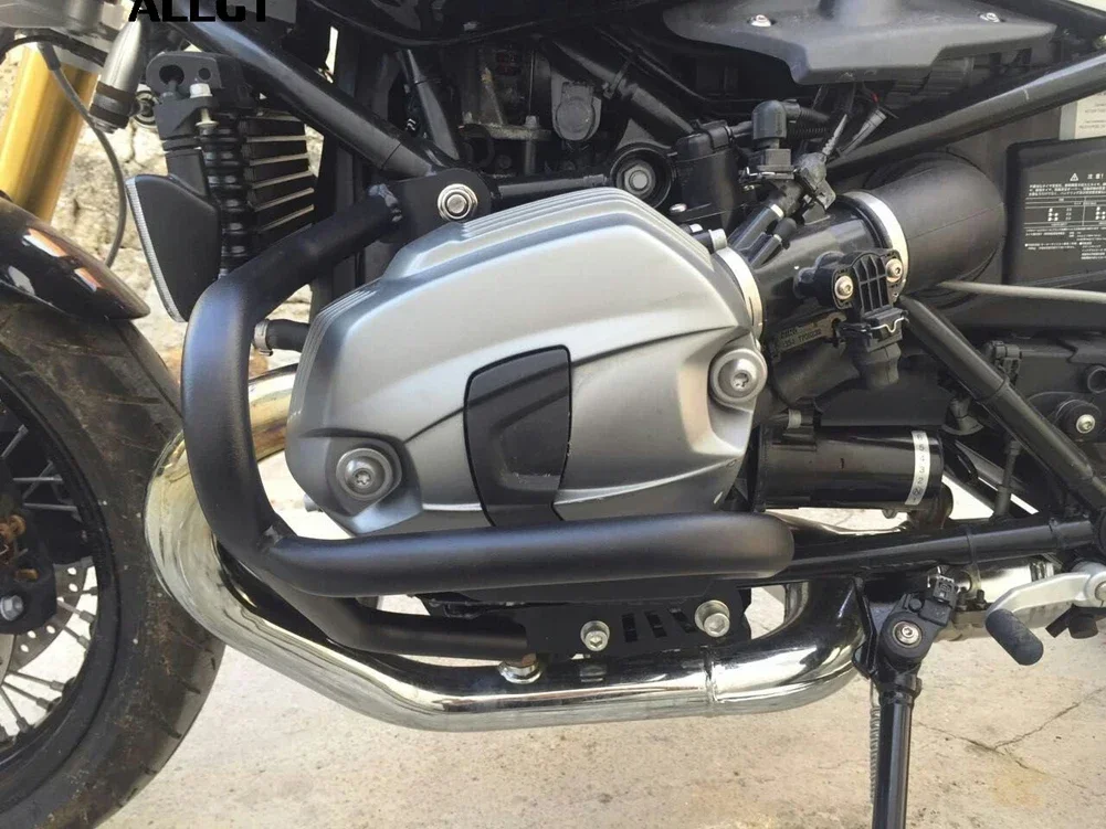 Левая и правая передняя защита двигателя для BMW R1200 R NINE T 2014 2015 2016 стальная от