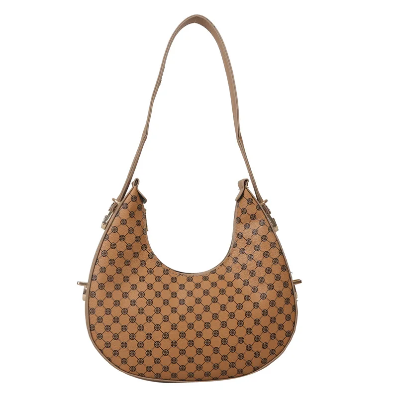 French Underarm Women's Presbyopic Crescent-Shaped Niche Texture Saddle 2023 New Versatile Handheld Shoulder Bag