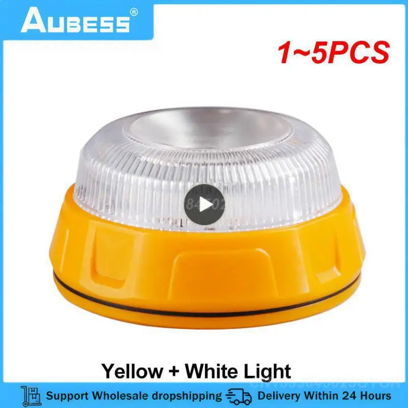 

1~5PCS Car Emergency Beacon V16 SOS Light Roadside Safety Help Flashing Lamp Traffic Safety Warning Magnetic Breakdown Work Lamp