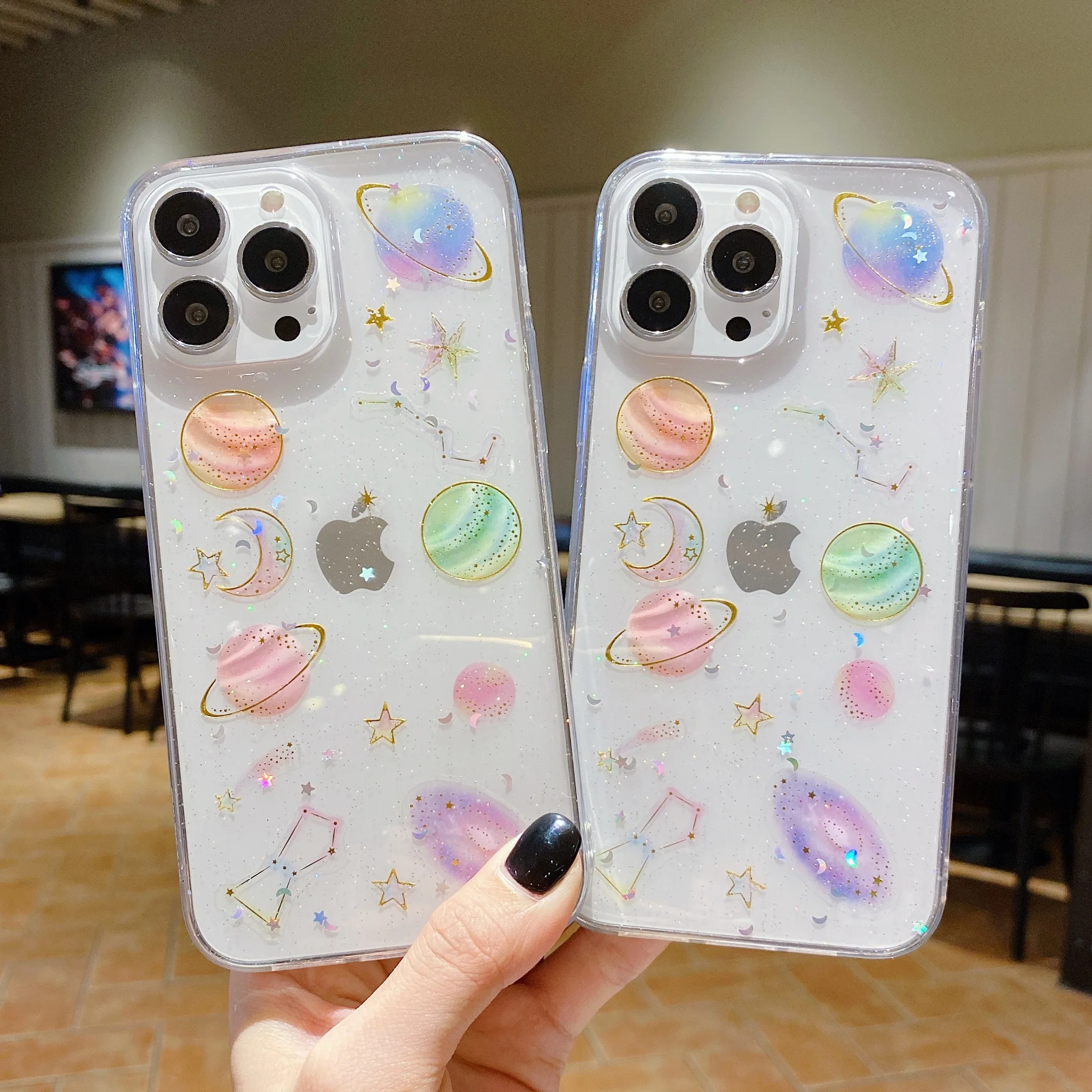 

Прозрачный чехол JWMOVE для планета Apple 13, Чехол 12 дюймов для iphone11, милый чехол x/xr/xsmax