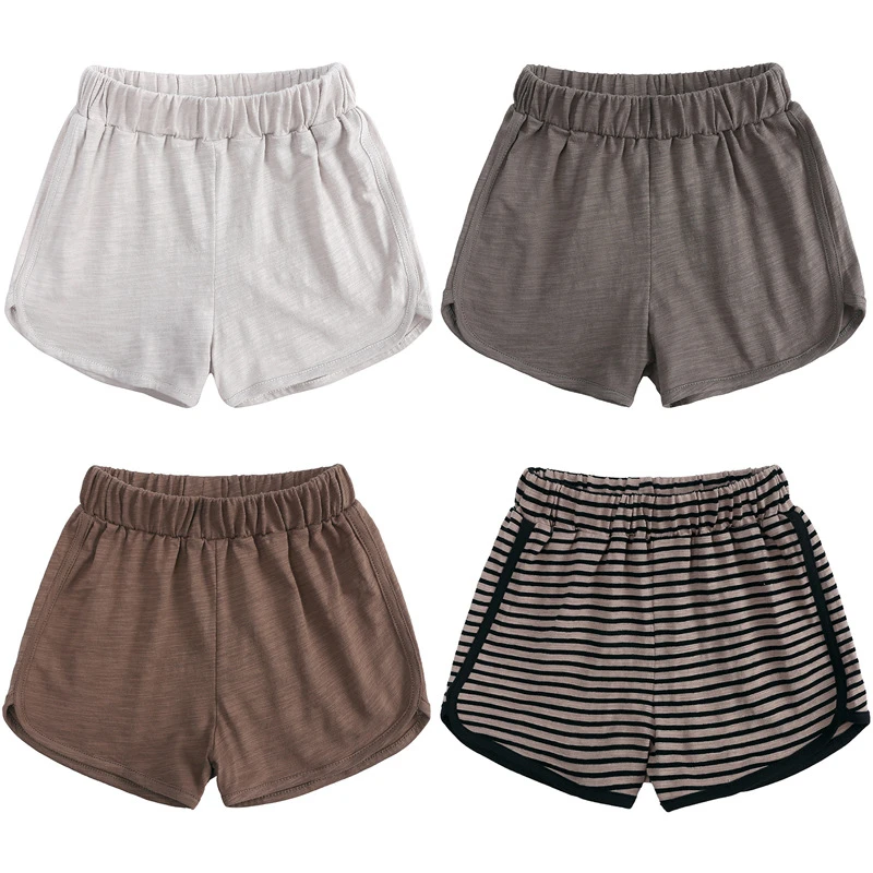 

Kids Toddler Boys Shorts Summer Girl Casual Solid Striped Loose Short Pants