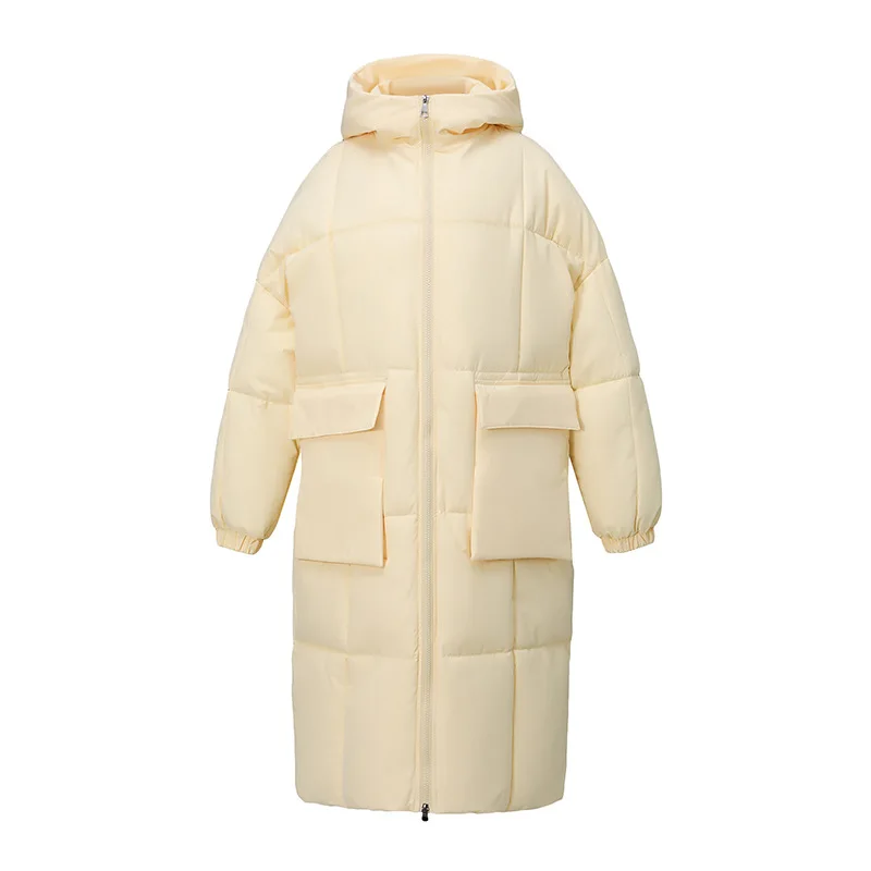 Parkas Women down Parkas Women Large Pocket Mid-Length Padded Coat Cotton-Padded Coat Thickened Coat Women Winter Coat Women