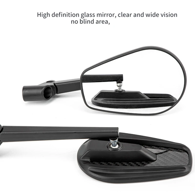 Зеркало заднего вида Ellipse подходит для электромобилей и мотоциклов алюминиевый