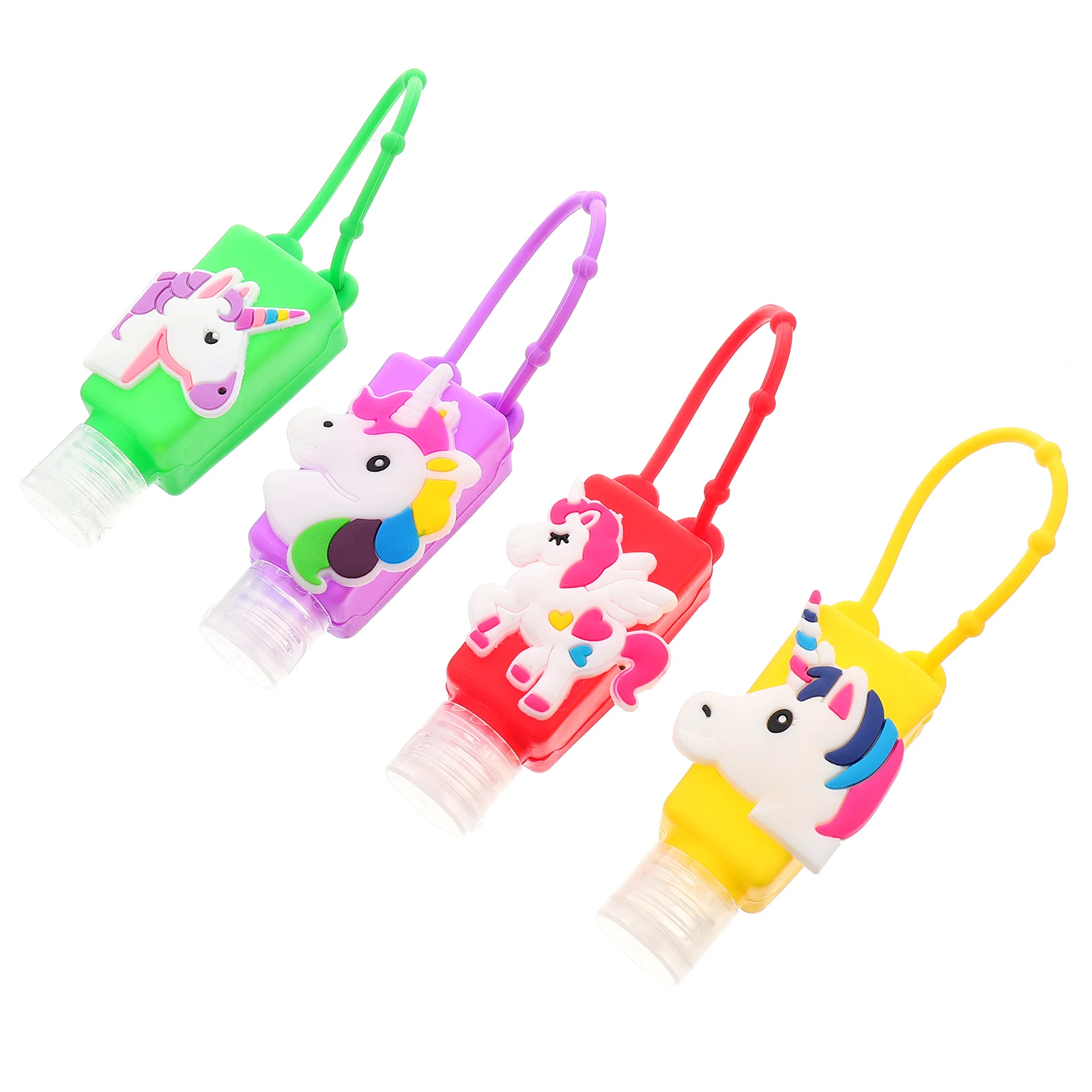 

Keychain Holder Bottle Case Empty Carriers Bottlesunicorn Travelkids Refillableliquid Soap Cases Favor Party Christmas Cartoon