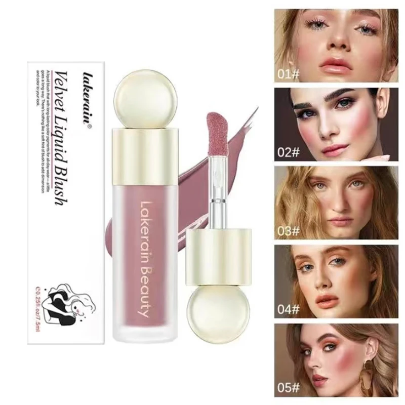 

1PC Beauty Liquid Blush Stick Velvet Texture Natural Longlasting Color Waterproof Blush Moisturizing Rouge Blush Cosmetic Makeup