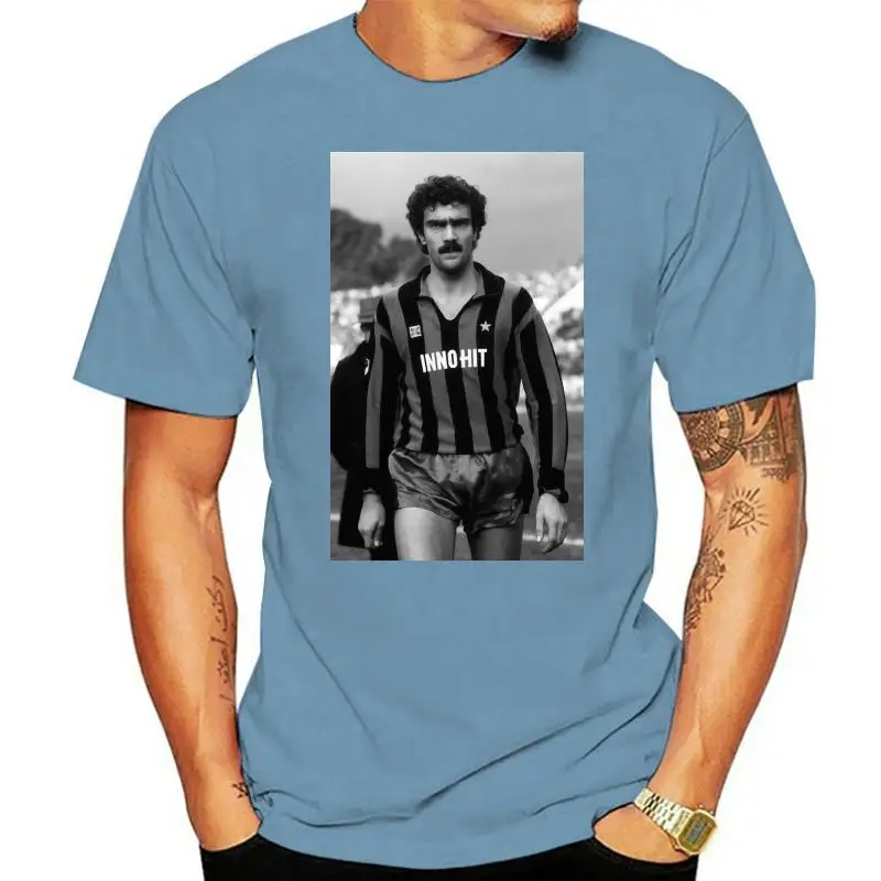 ФУТБОЛКА BEPPE BERGOMI ZIO INTER CALCIO VINTAGE ANNI 80 1-S-M-L-XL-2XL-3XL