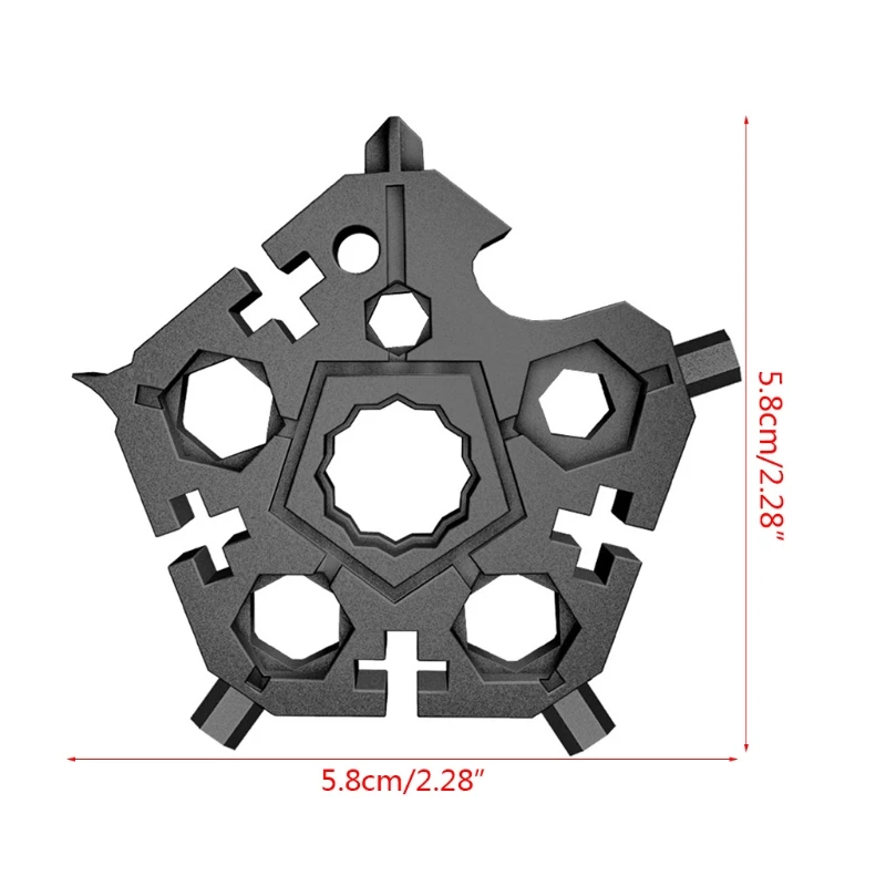 Снежинка 23 в 1 многофункциональный инструмент используемый качестве открывалки