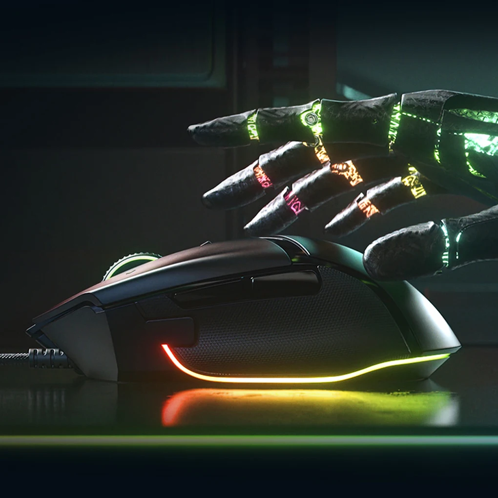 

Razer Gaming Mouse Portable 11 Programmable Keys Cable Supply Wired Optical Fretting Ergonomic 26000 DPI 650IPS PC Mice