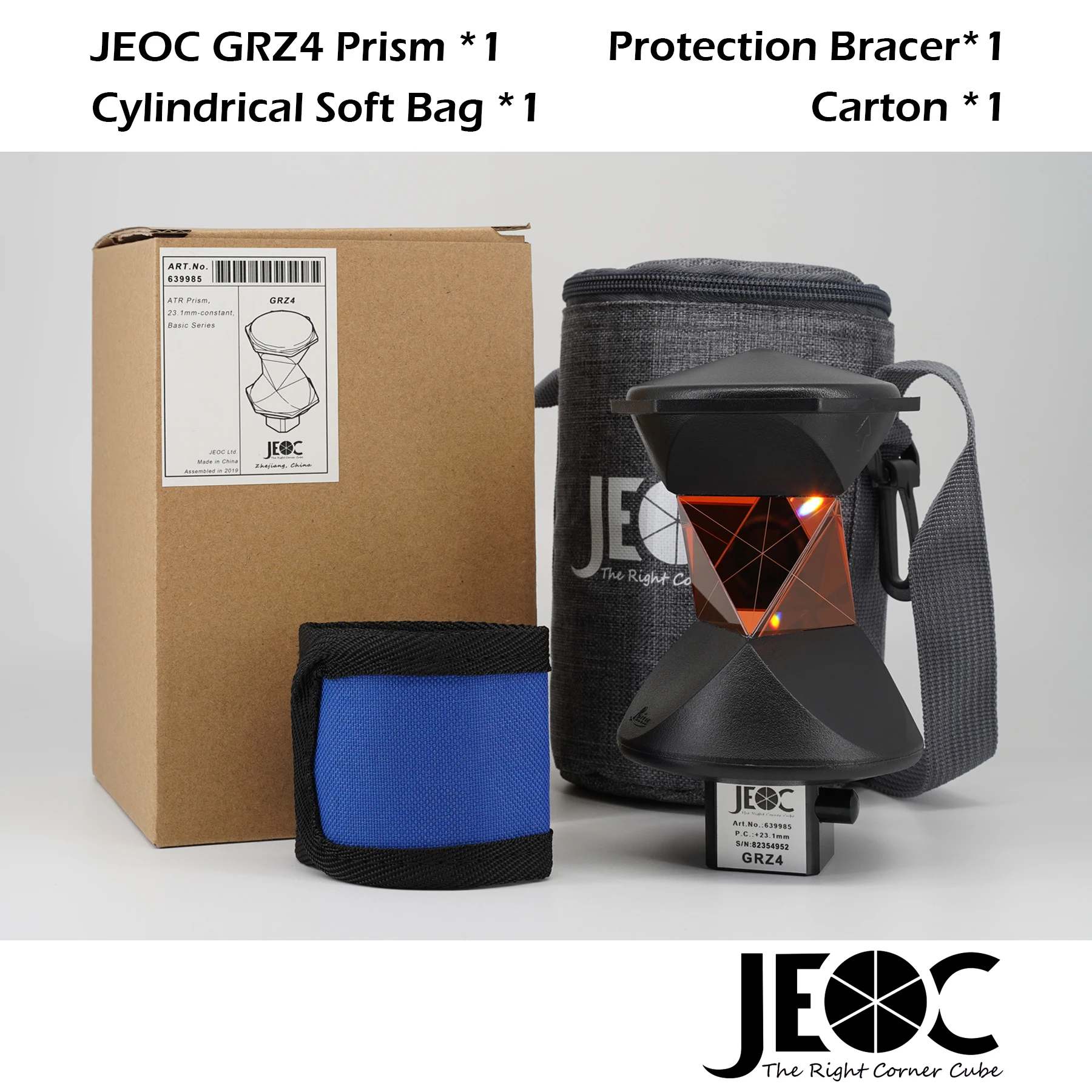 JEOC GRZ4 360-градусная отражающая призма для тахеометра Leica ATR Призменный рефлектор