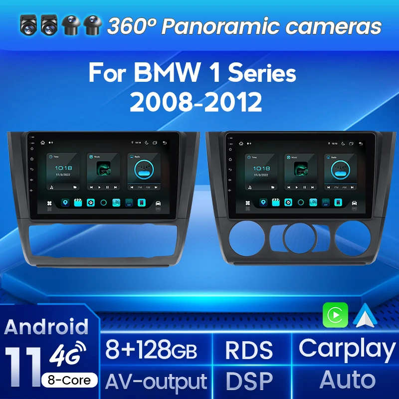 Android11 For BMW 1-Series E88 E82 E81 E87 2004 2005 2006 2007 2008 2009 2010 2011 Car Stereo Radio Gps Have BT Player Carplay