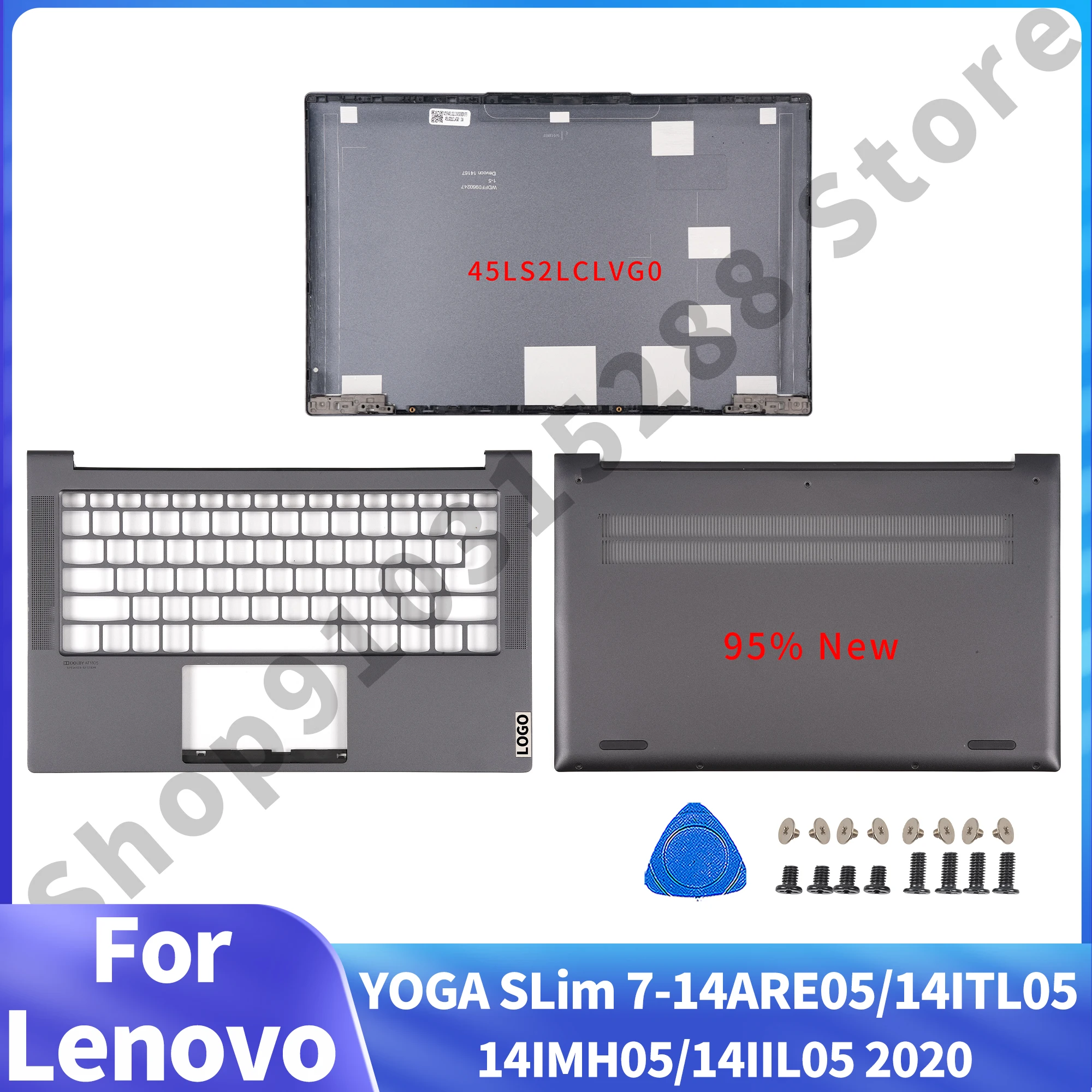

Laptop Housing Cases For Lenovo YOGA Slim 7-14ARE05/14ITL05/14IMH05/14IIL05 2020 LCD Back Cover Palmrest Bottom Case 45LS2LCLVG0