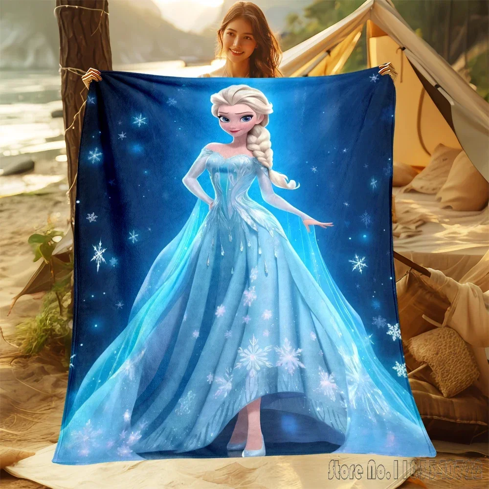 Одеяло детское флисовое с 3D-принтом Холодное сердце