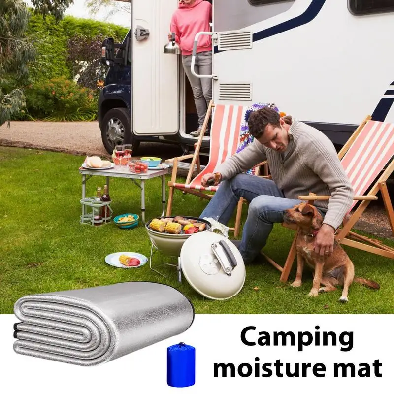 Уличный влагостойкий коврик для кемпинга наружная алюминиевая пленка