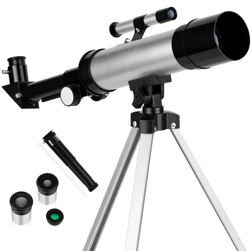 

F36050 HD 90X Детский астрономический телескоп портативный Отражатель с зумом Монокуляр со штативом для наблюдения за космосом