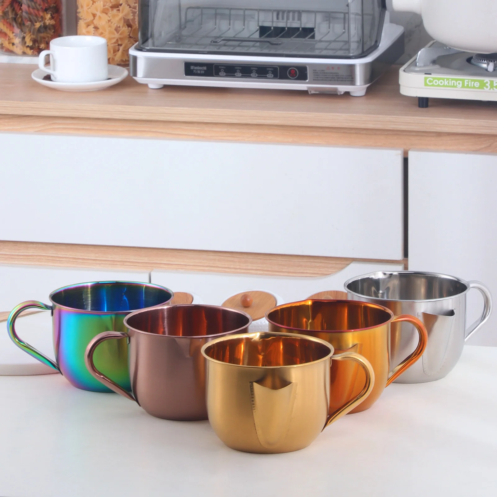 1 л 304 нержавеющая сталь подлив масло супа фотосмазка масленка фильтр ситечко