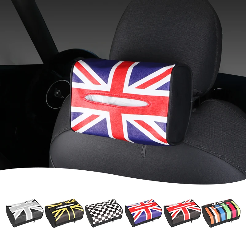 

Union Jack Car Interior Tissue Box For MINI Cooper F54 F55 F56 F57 F60 R55 R56 R57 R60 R61 CLUBMAN COUNTRYMAN Accessories
