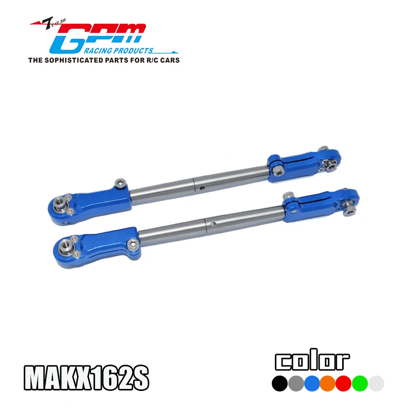 

Upgraded accessory for arrma 1/5 Kraton 8s aluminum alloy adjustable stainless steel front steering linkage