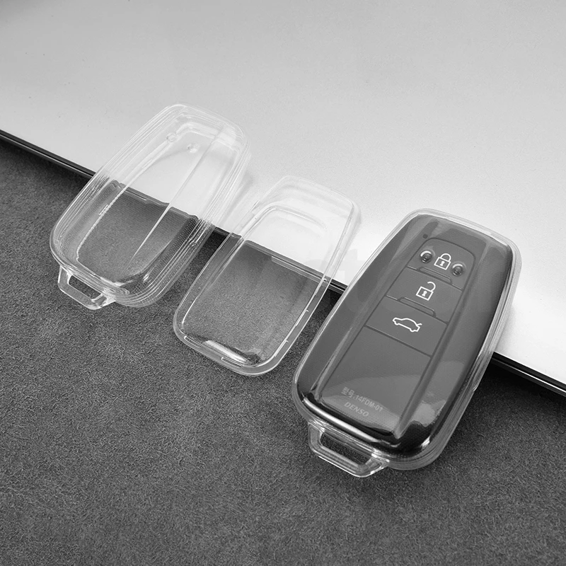 

Для Toyota Camry RAV4 Avalon C-HR Prius Corolla 2018 2019 2020 2021, чехол из ТПУ с дистанционным управлением без ключа, чехол